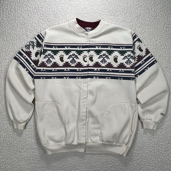 VTG 90s AU Sportswear Zion National Park Sweatshirt XL USA Southwest Pattern - Picture 1 of 12